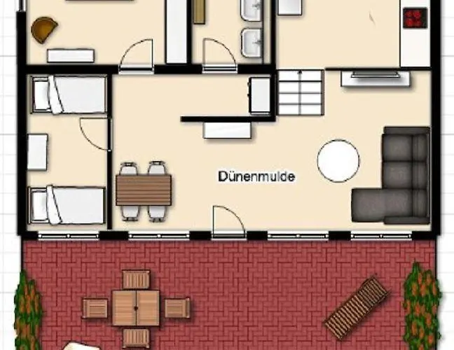 아파트 Ostduene Duenenmulde 유이스트